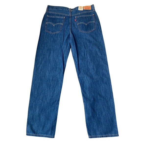 Levi's Low Pro Straight Leg Jeans Women 30x30 (33x30) Medium Wash NWT IRREGULAR - Picture 2 of 14